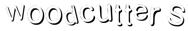 Woodcutter Sutil Shadow font preview